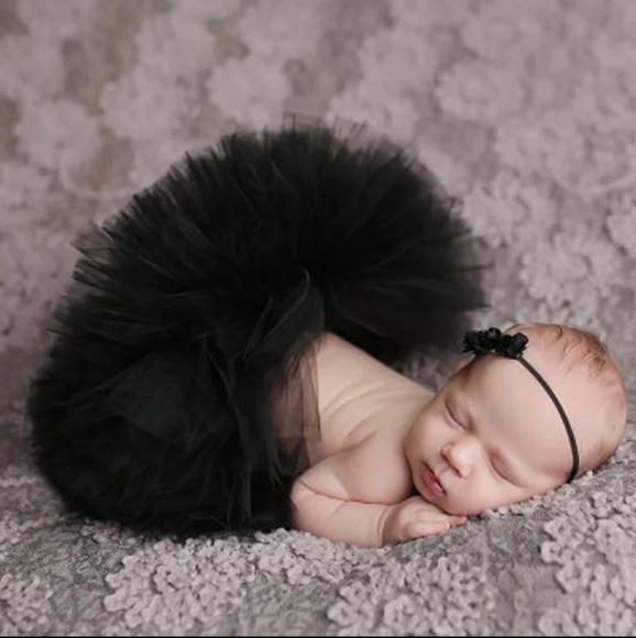 newborn black tutu